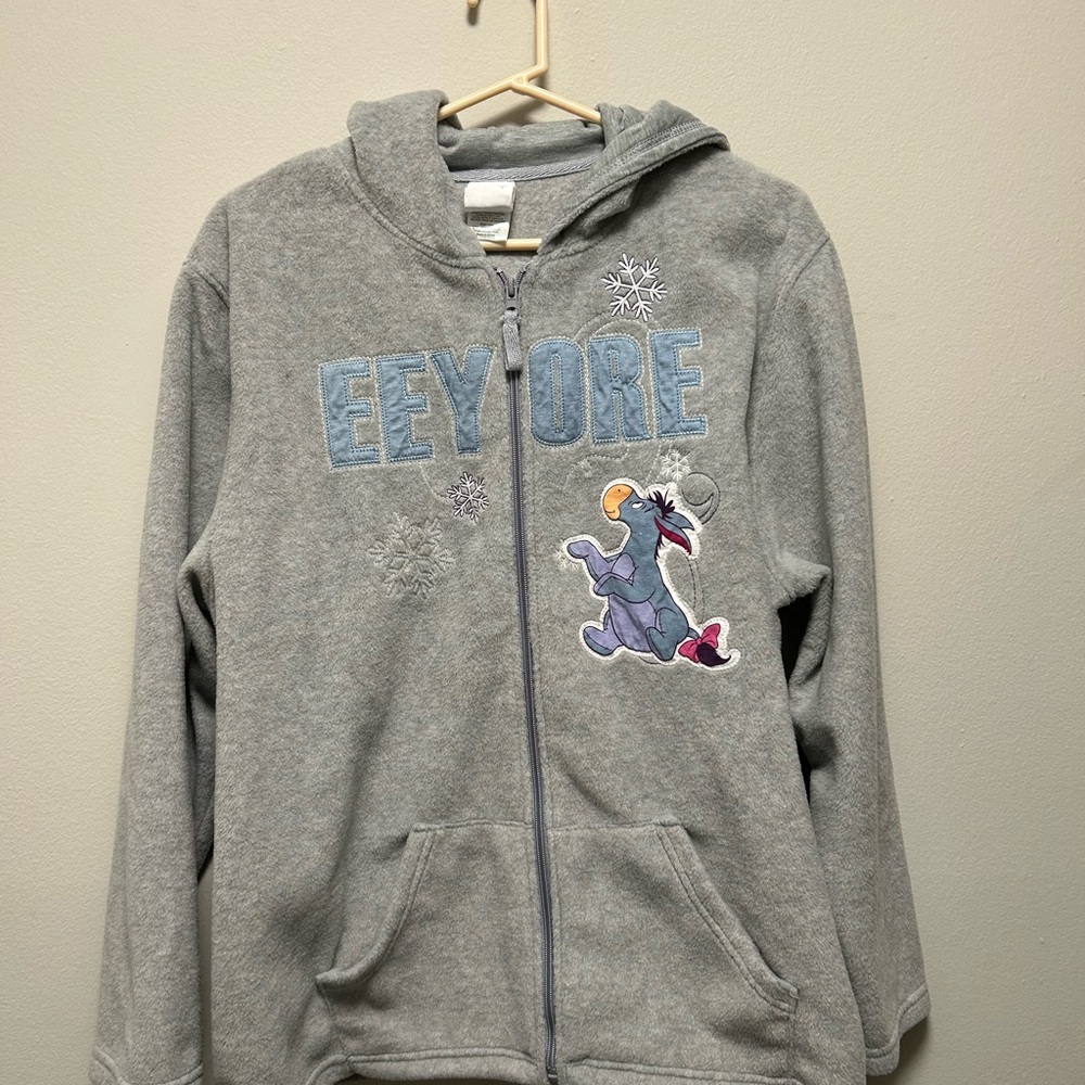 Disney Eeyore Gray Women's XL Hoodie